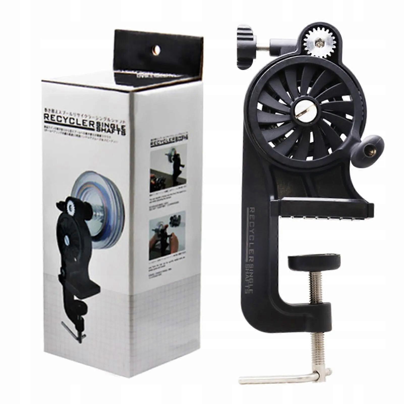 Fishing Line Winder With Adjustment And Table Clamp