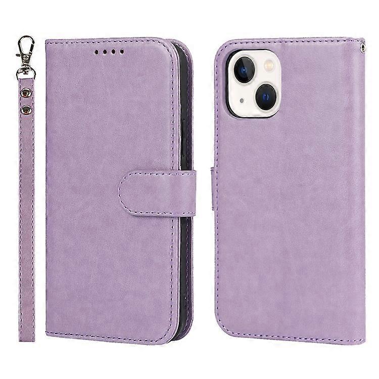 Compatible For iPhone 15 Plus Cover R61 Texture Wallet Leather Phone Shell