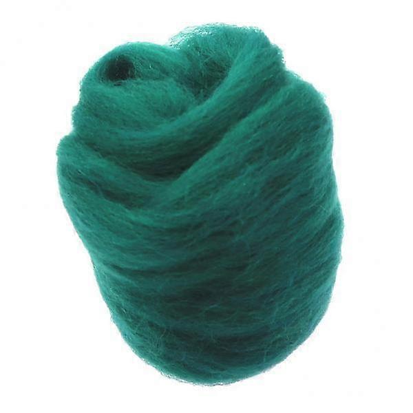 2X 10g Handmade Wool Top Fibre Roving For Needle Felting Materials Dark