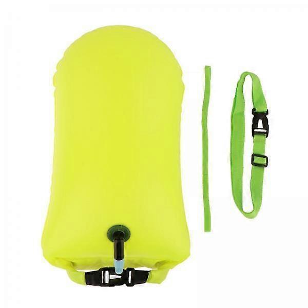 2 Bubble Tow Float Buoy Inflatable 20L Yellow 27x63cm