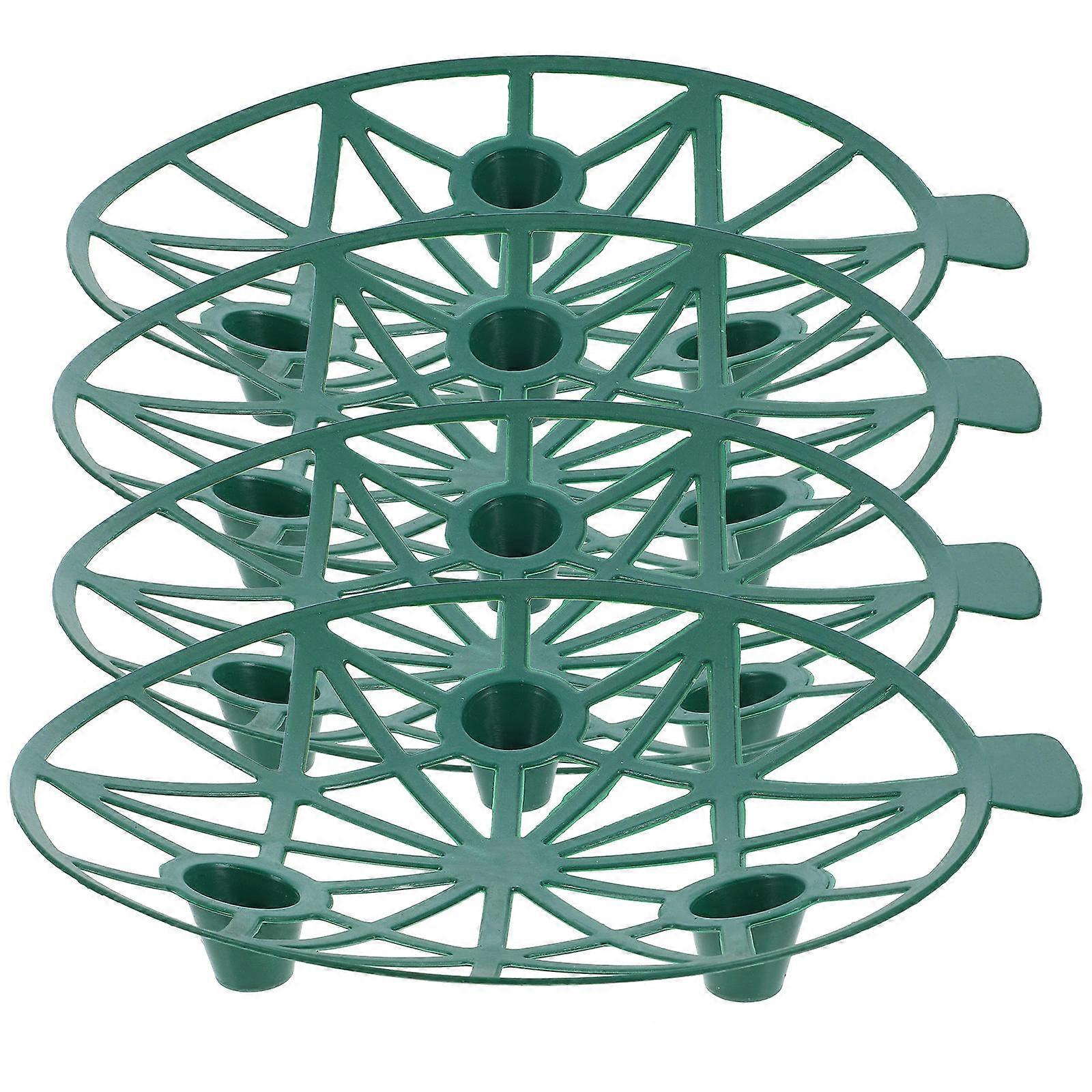 Watermelon Holder Plastic Watermelon Frame Racks for Garden 4Pcs Set