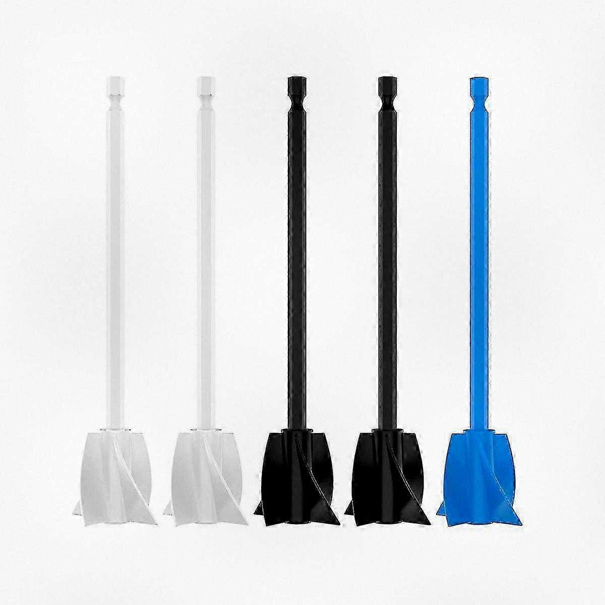 Mixer Attachment Drill Compatible With Various Brands, Pack Of 5 Epoxy Mixers, Spiral Stirrer Designed For Mixing Paint