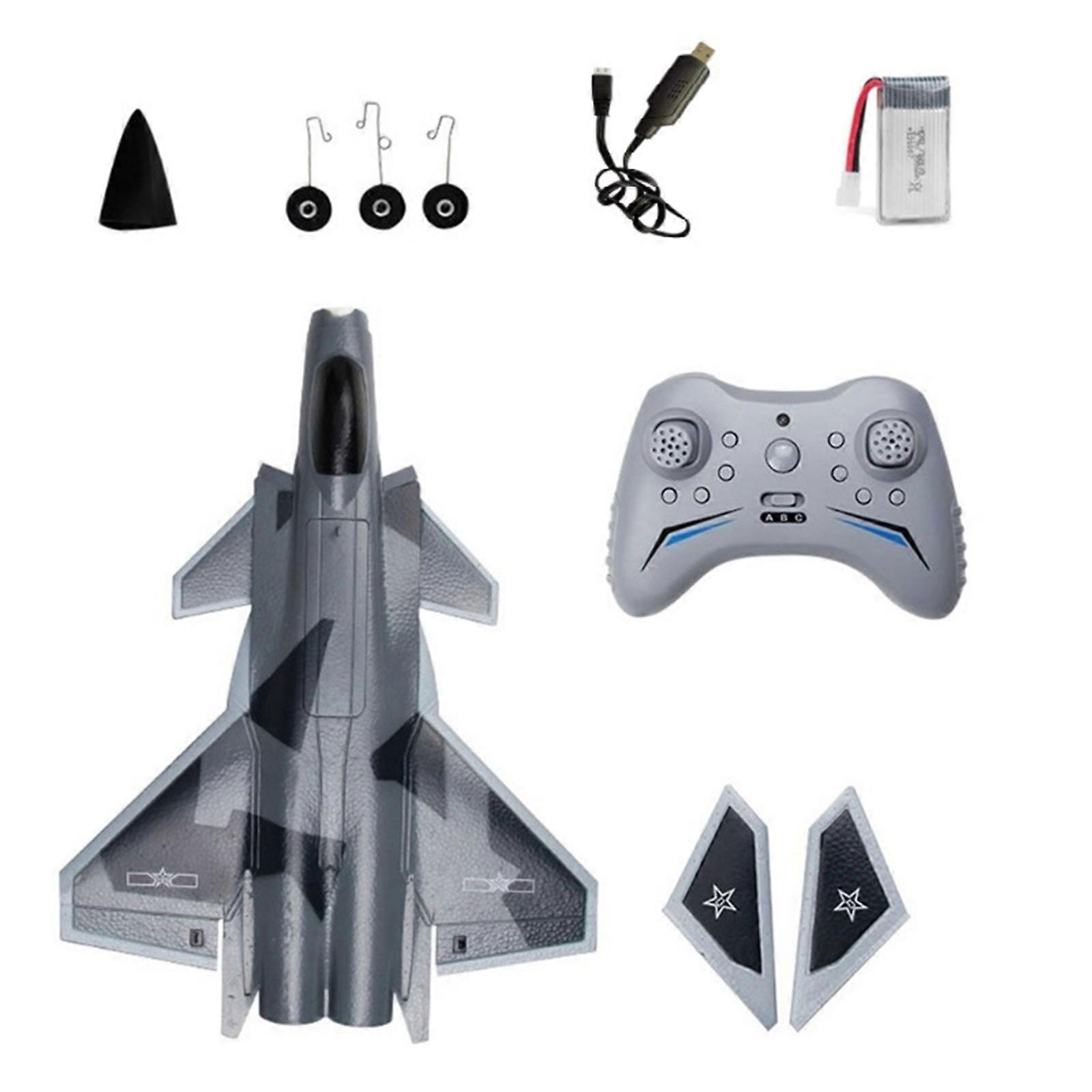 RC Plane 4CH Remote Control Airplanes Electric RC Glider Ready & Easy to Fly for Beginners RC Aircraft Fighter Jet