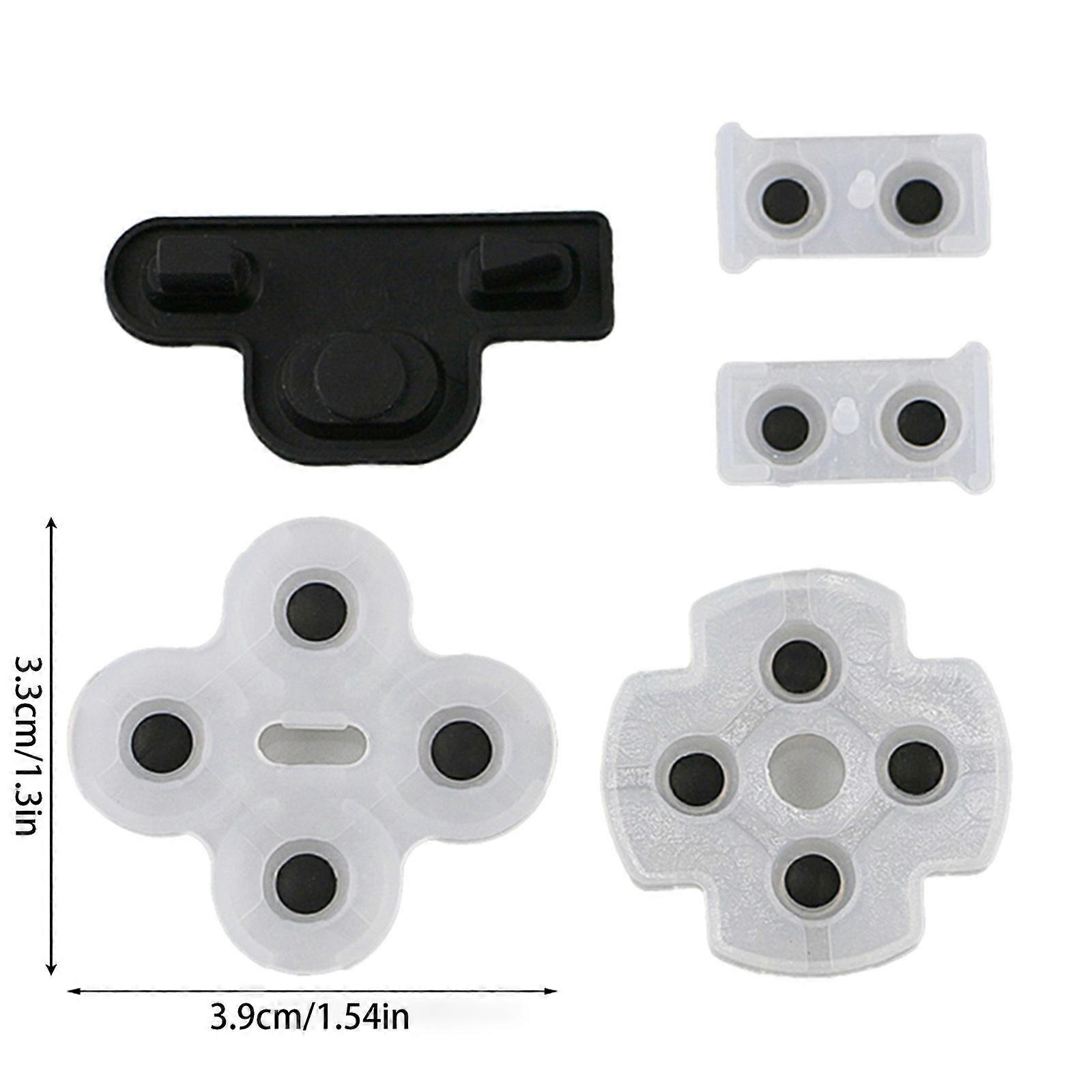 Controller Silicone Conductive Rubber Pad Replacement for 5Pcs/Set Keypads Repair Rubber Pad