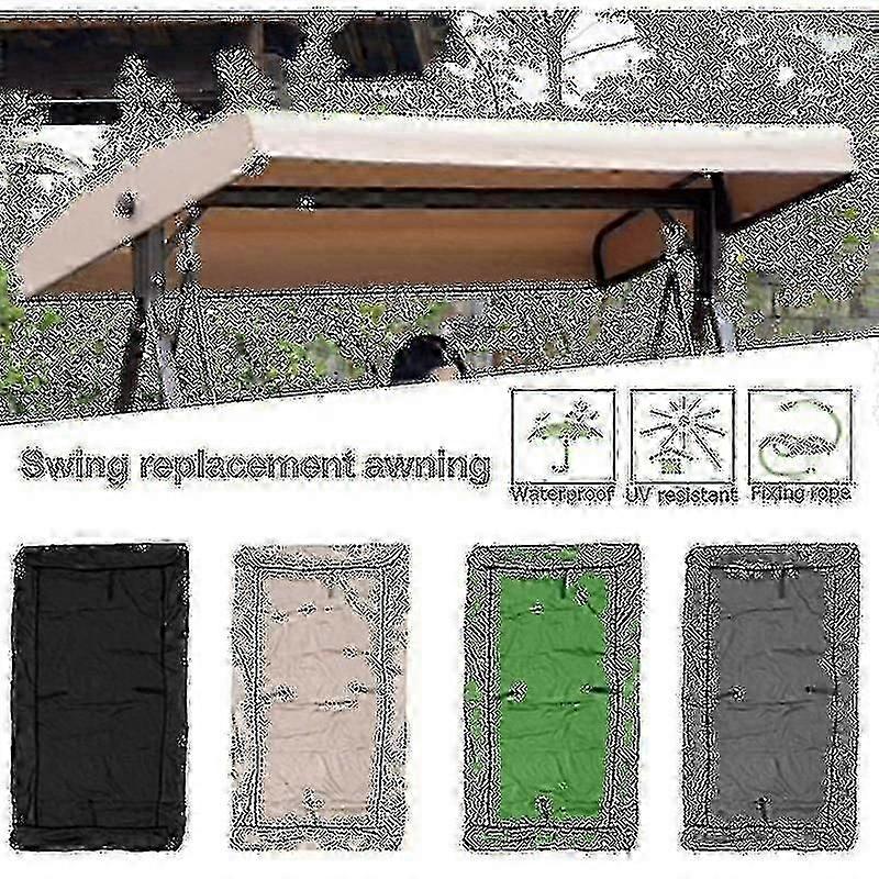 Balansoar de grădină de acoperiș de schimb, balansoar universal, verandă, bancă de grădină cu 2-3 locuri, 191 x 120 cm, cel mai bun cadou