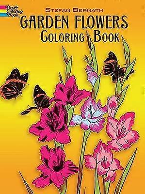 Garden Flowers Coloring Book