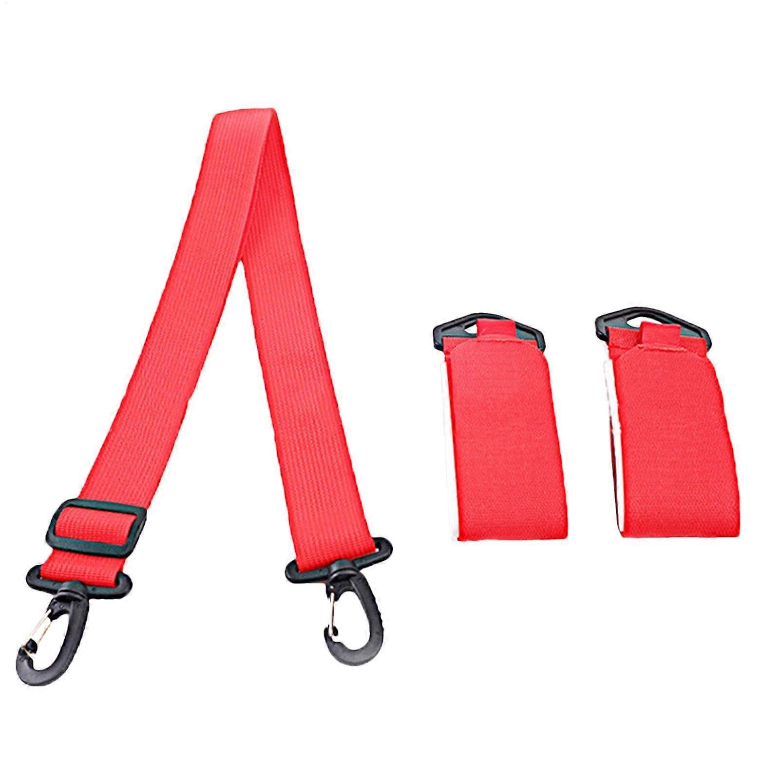 Carrying strap for snowboard Shoulder strap for ski pole red