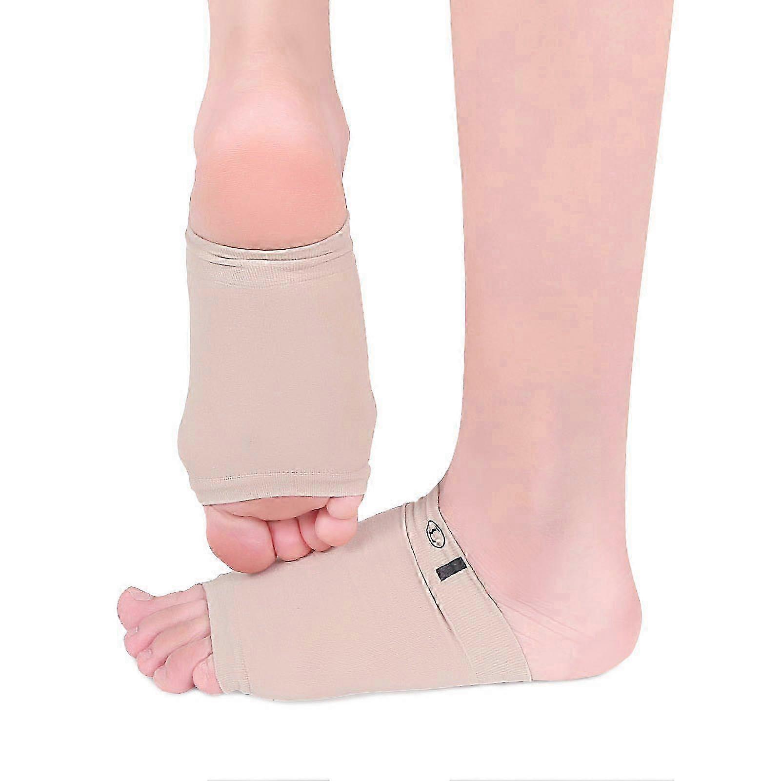 Shock Absorbing Arch Support Sleeves for Flat Feet - Soft Elastic Foot Braces