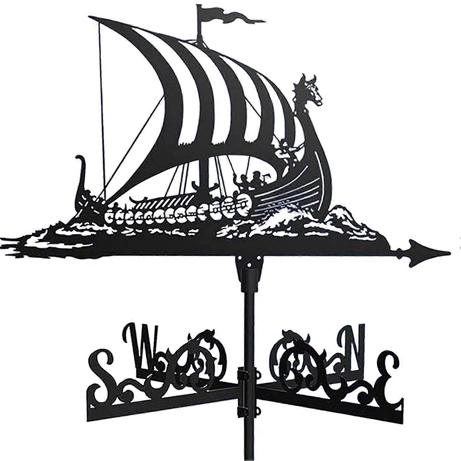Retro car weather vane, Allsteel construction, Wind direction indicator, Style 2
