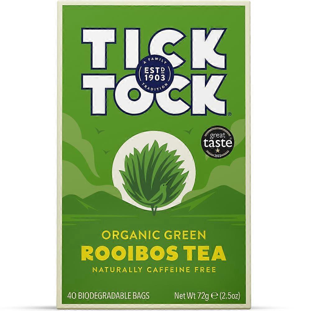 Tick Tock 有机绿色路易波士茶 40 茶包