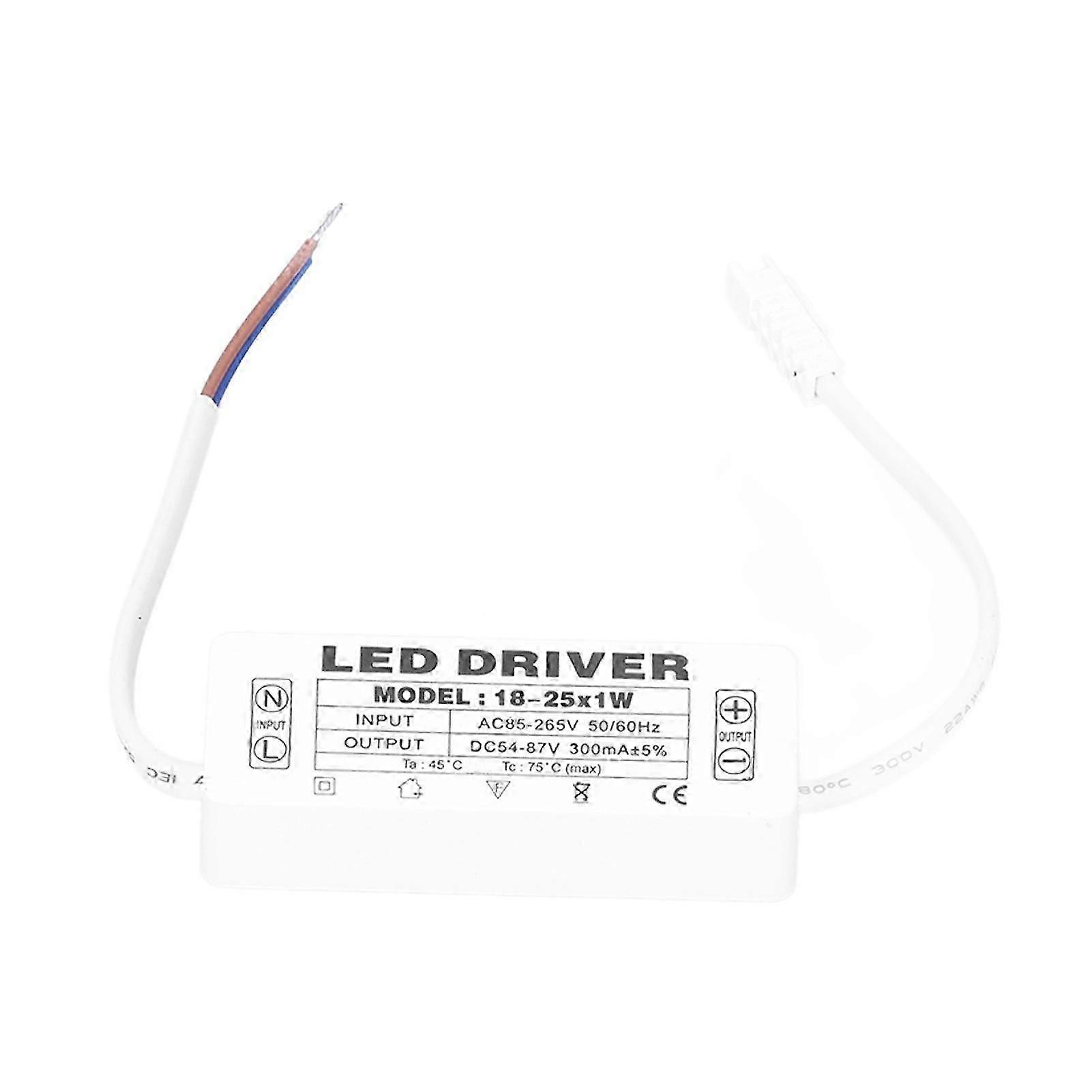 LED Driver Constant Current 300mA Input AC85-265V Output 54-87VDC Transformer