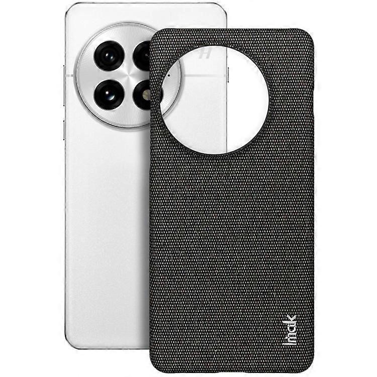 IMAK Ruiyi Series Compatible For OnePlus 13 Case Fabric Texture Leather+PC Phone Back Cover