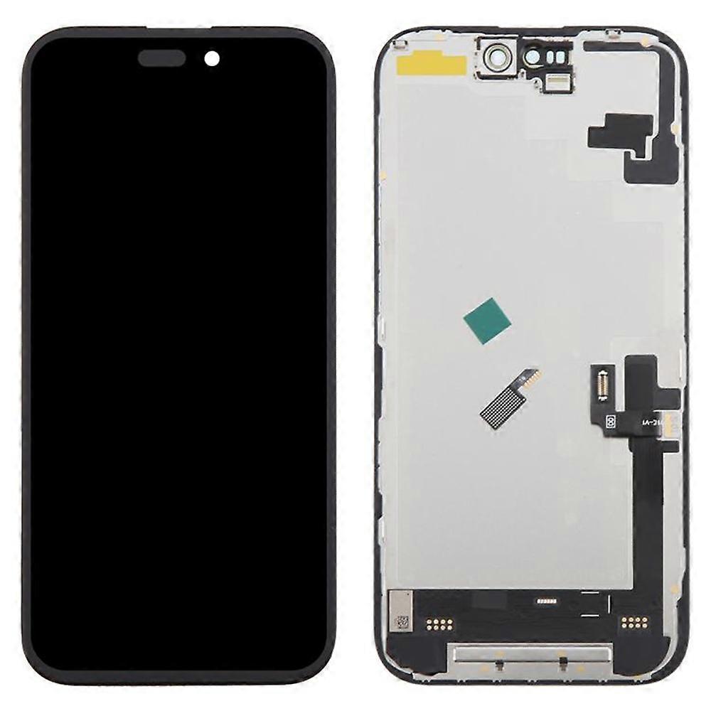 Compatible pour l’iPhone 16 Grade C Flexible OLED Écran et Numériseur Pièce de rechange (sans logo)