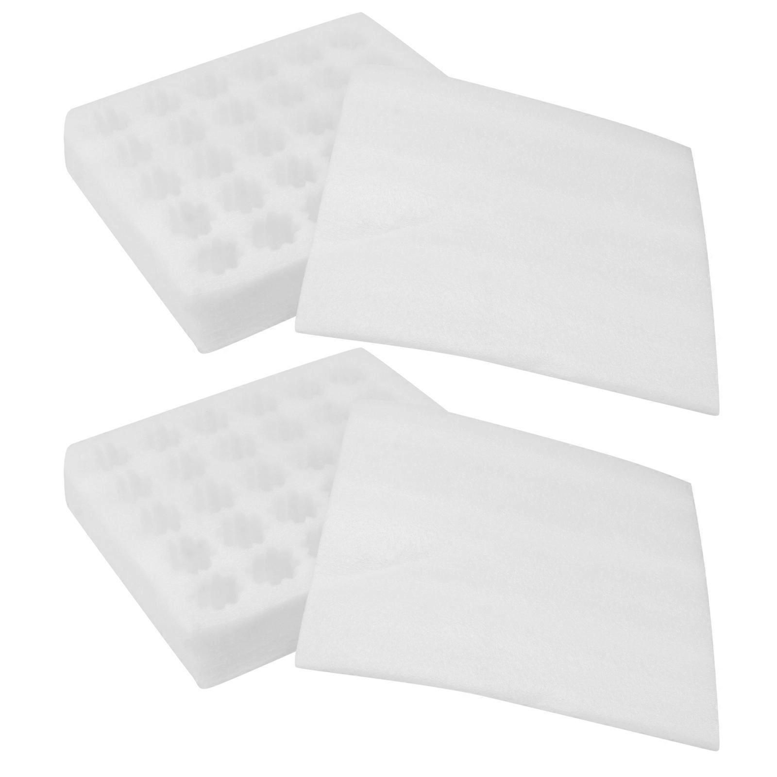 White Pearl Wool Egg Storage Trays with Grid Design for Durability and Orderly Organization 2Pcs
