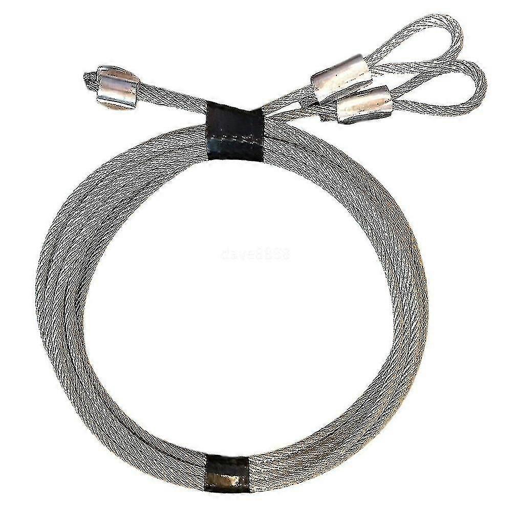 Galvanized Steel Garage Door Security Cable Kit with S Hooks