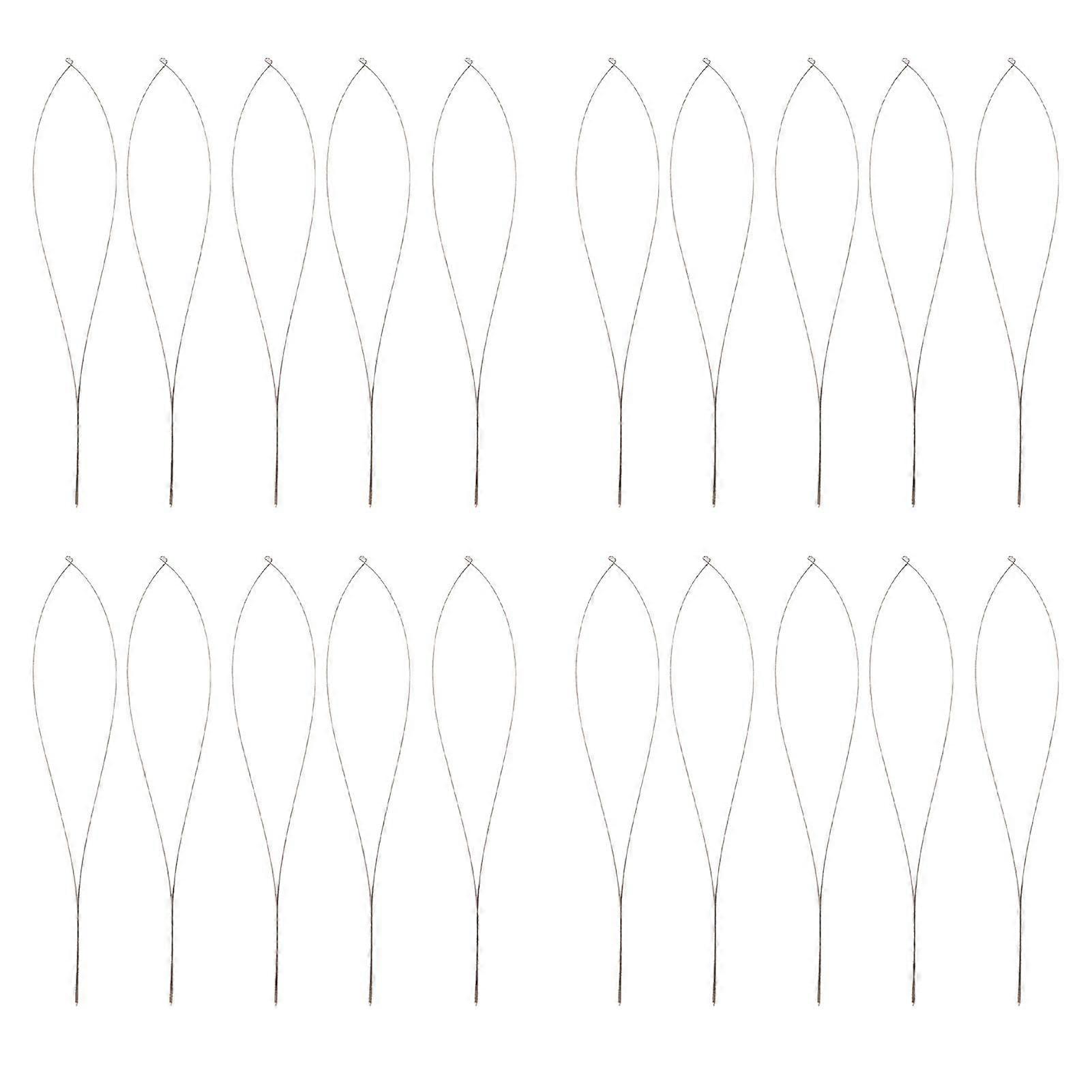 2025 Latest Model  20Pcs Beading Needles Flexible Middle Open Large Eye Hand