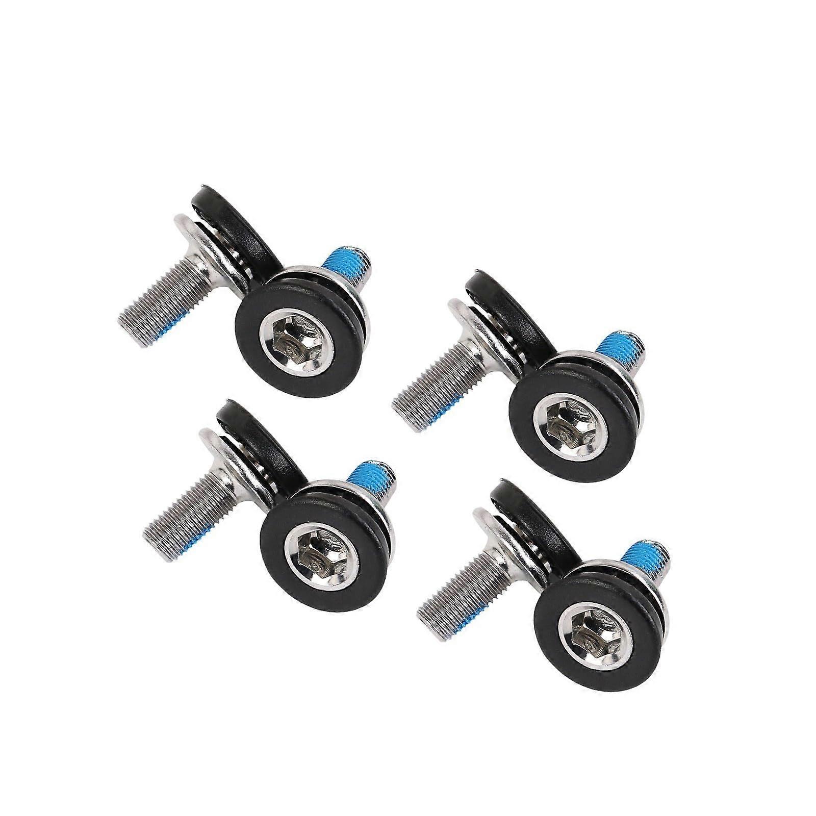 8 x 8mm Hex Crank Arm Screws with Caps Compatible with FSA, Suntour, Prowheel