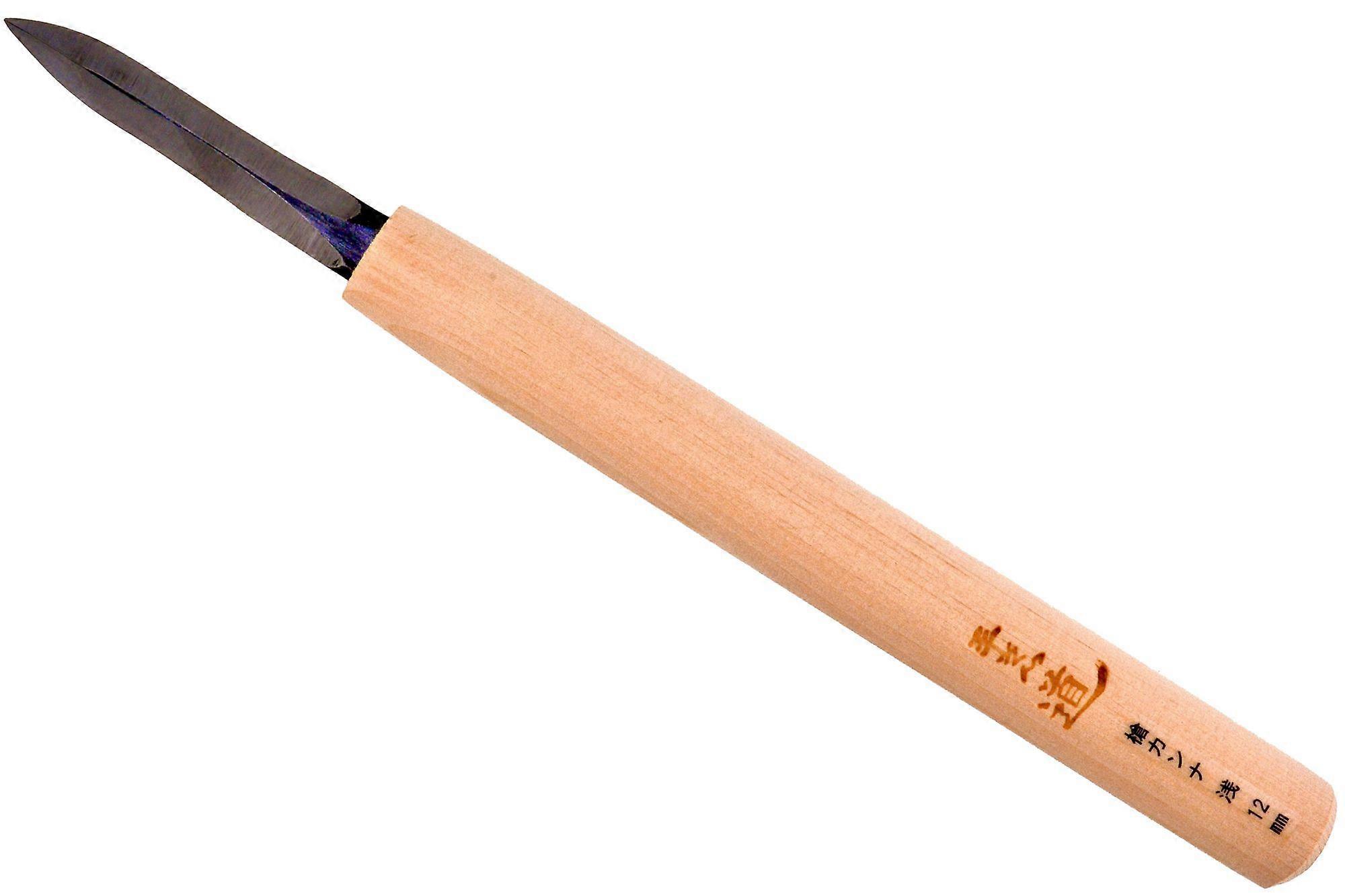 Michihamono Open Curve Wood Carving Knife 21mm Ambidextrous Woodworking Tool