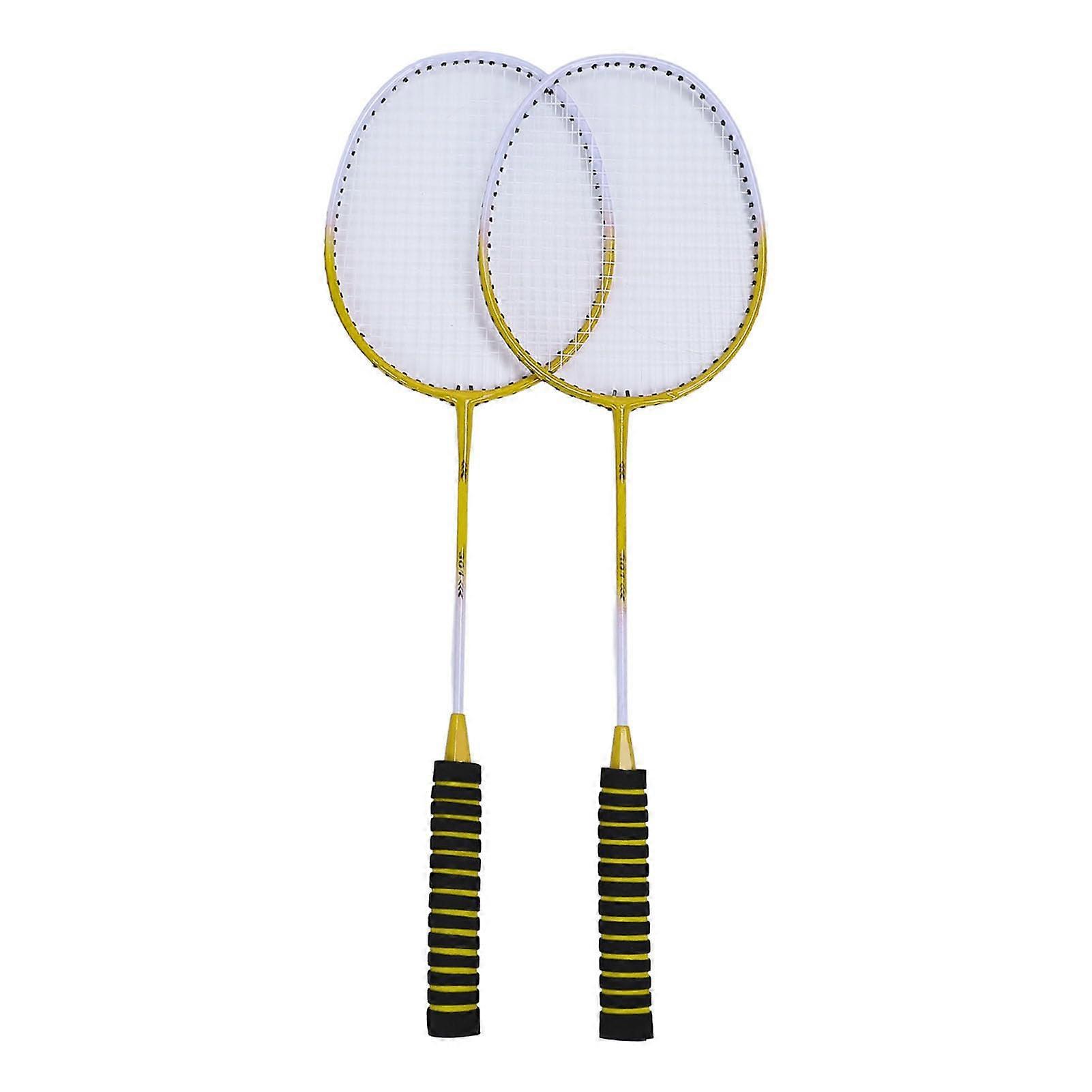 Professional Adult Badminton Set with Oy Racket, 3 Tails and Carry Bag Red Colour for Beginners