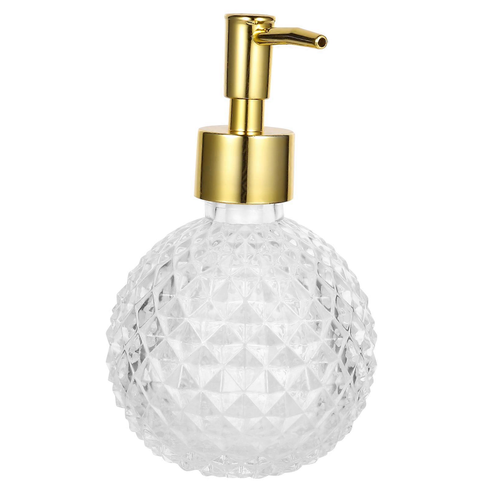 Golden Pump Bottle for Storage Use with Anti-Slip Pattern 220ml