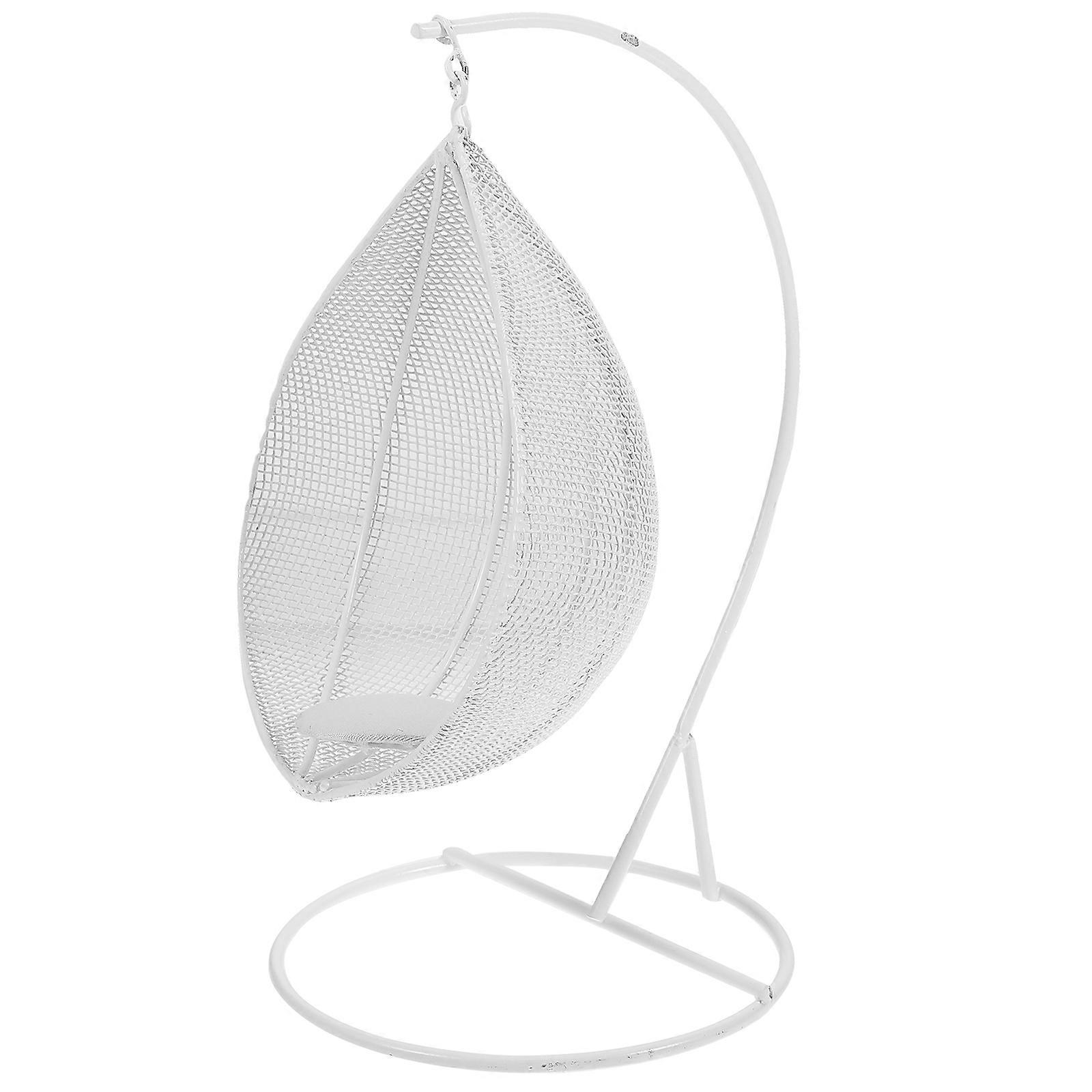 Mini Swing Statue Ornament Alloy Material Realistic Design Mini House Decor Indoor Display 1Set