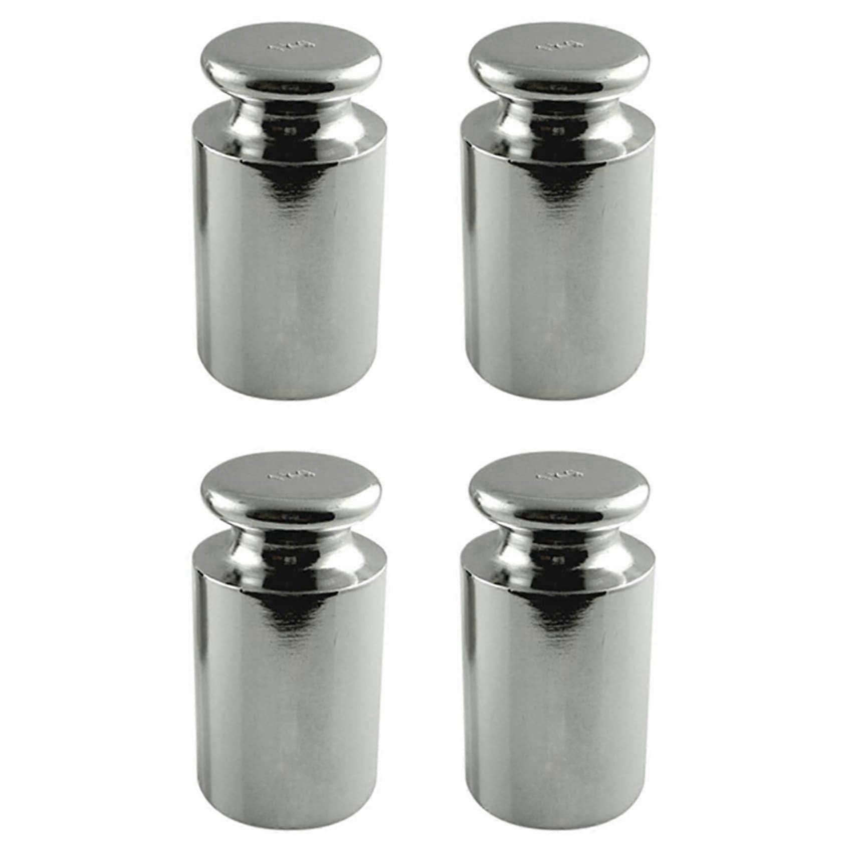 4X calibration weight for digital scale, carbon steel, chrome surface, 1000 G (1 Kg WGT)