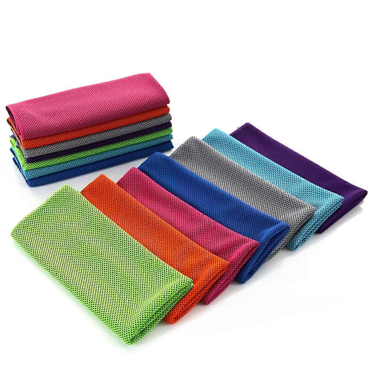 Sunscreen Protection Fitness Towel For Indoor Exercise Green 77X27X0.2cm Absorbent 1Set