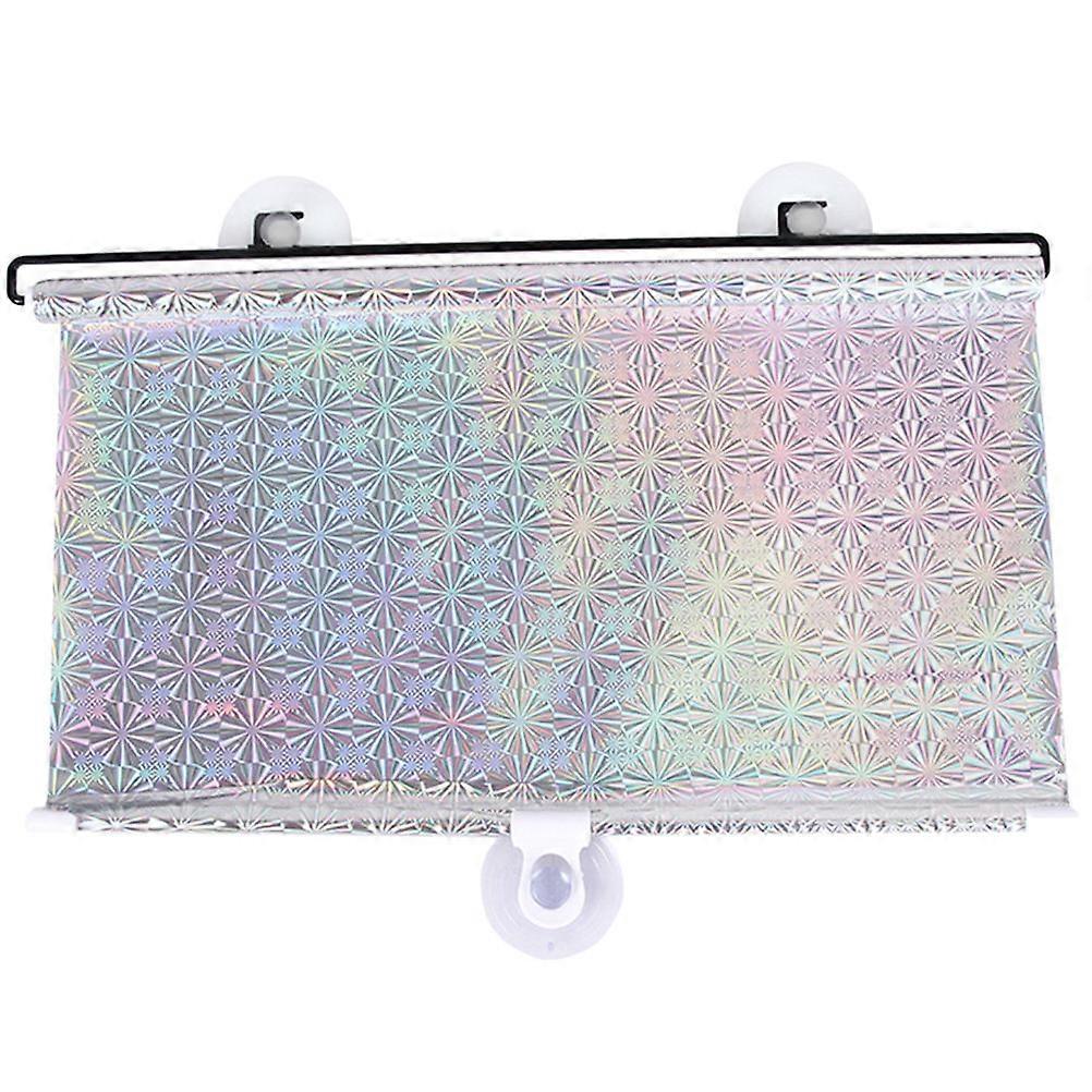 Car Window Shade with PVC Material Automatic Winding Efficient Light Blocking for Car Use Multi Color 1pc