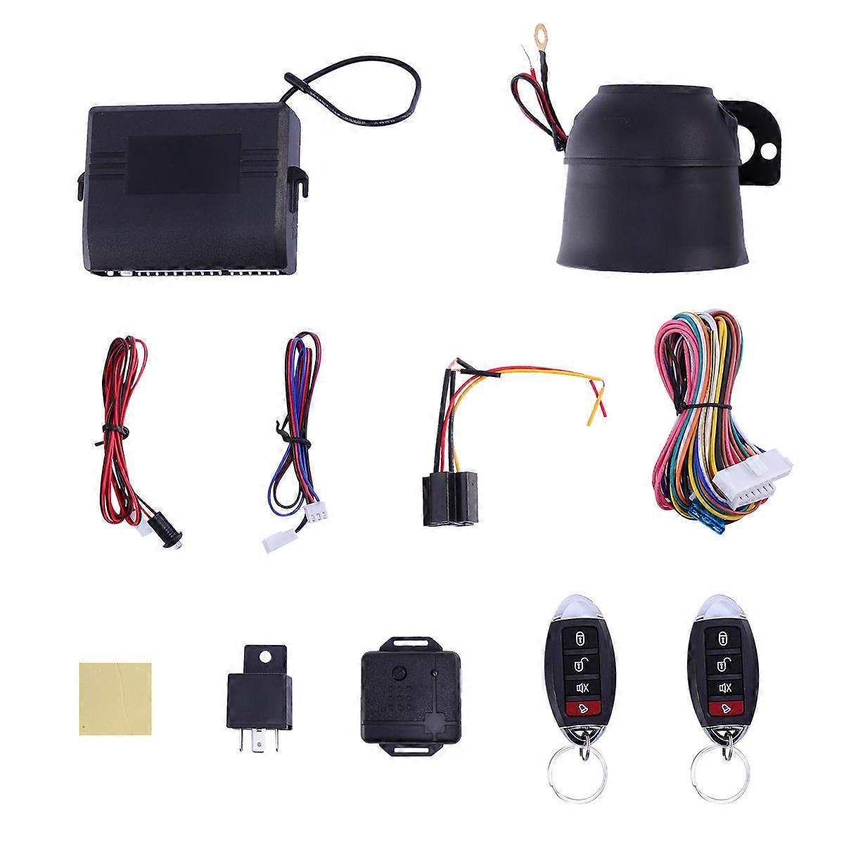 Automotive Anti-Theft -Way Set for Car Security Theft Prevention 9.5x8 Cm 85Db Speaker 1Set