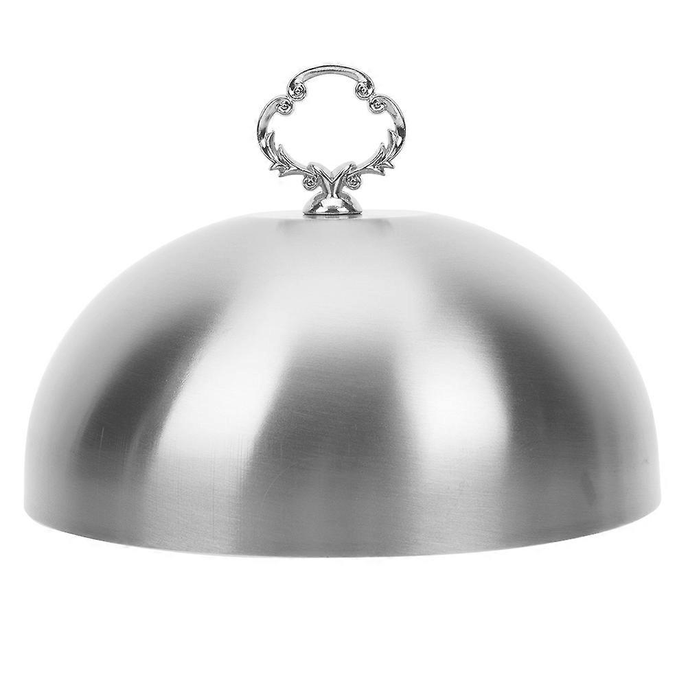 Here's a polished and engaging product description based on the title you provided:
**Stainless Steel Food Dome Cover – Silver Griddle Accessory
