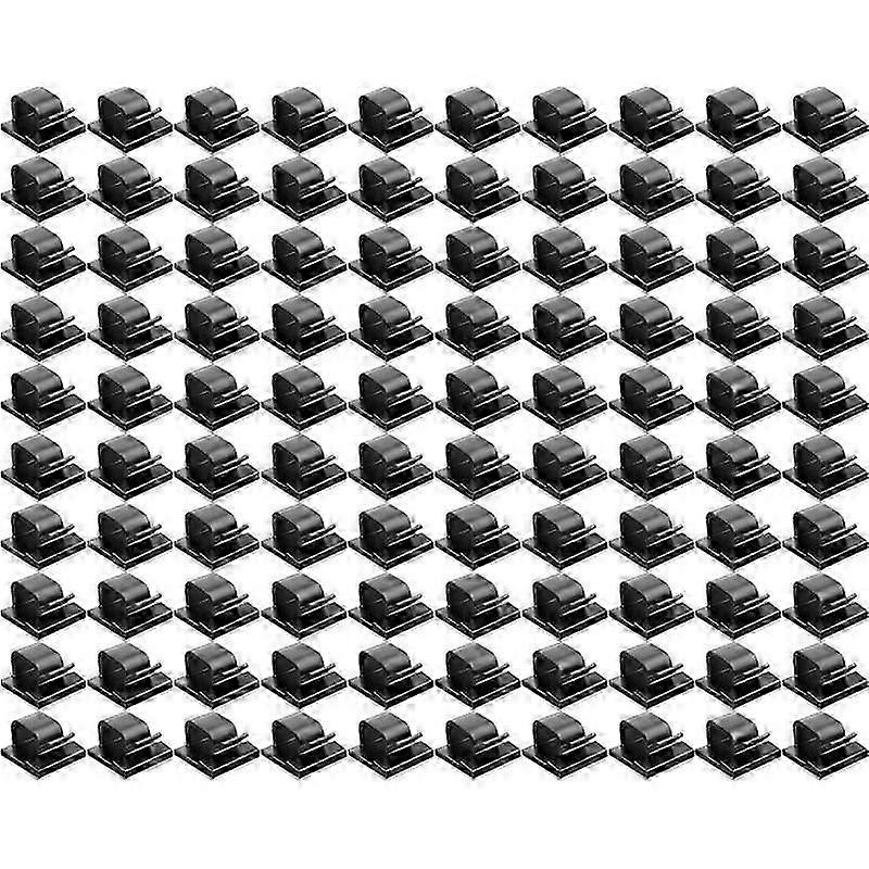 Punch-Free Wire Manager Wall Stickers Seamless Fixed Self-Adhesive Buckle Network Cable Desktop Wir