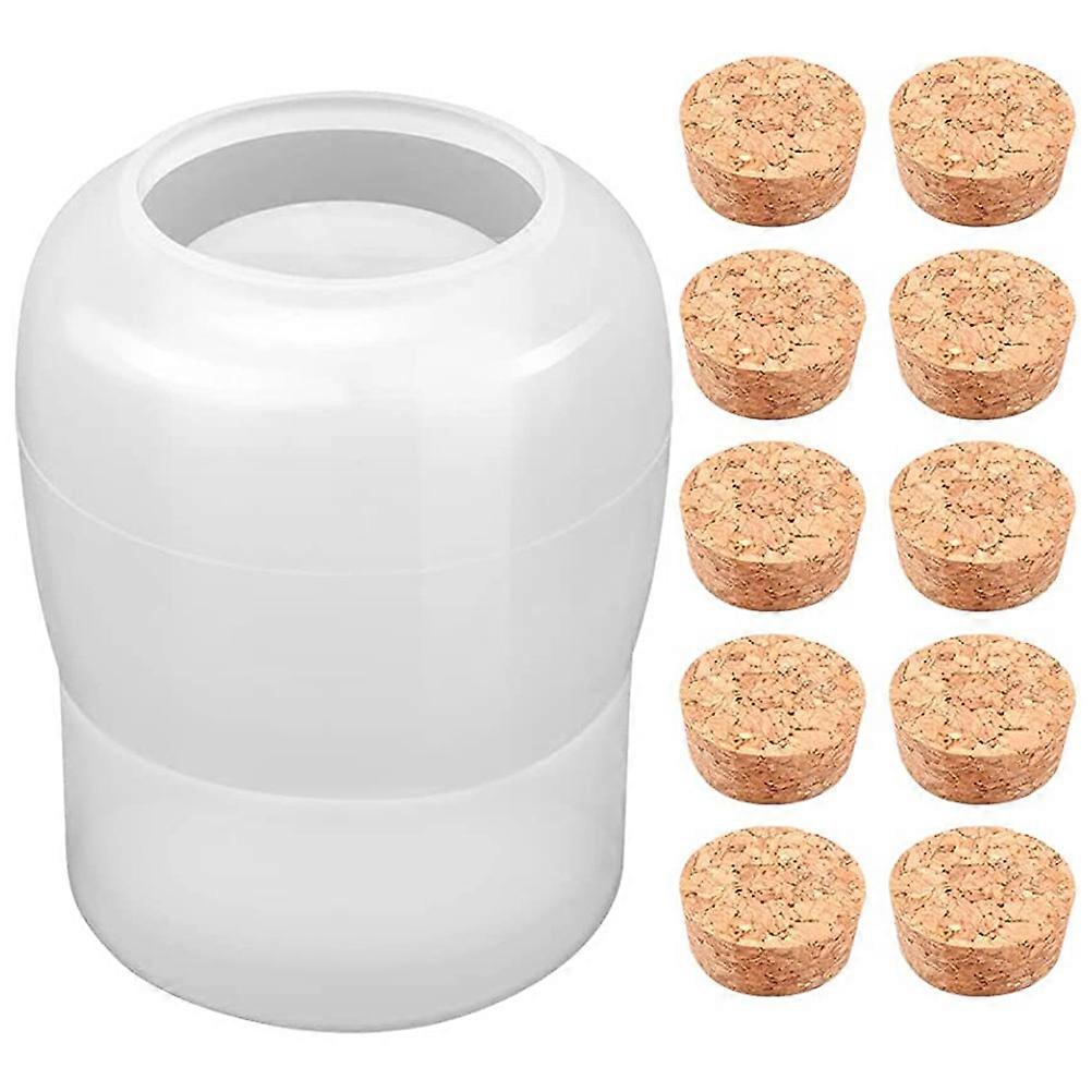 Creative Flexible Silicone Mold Bottle Casting Diy Crafts Halloween 1Set