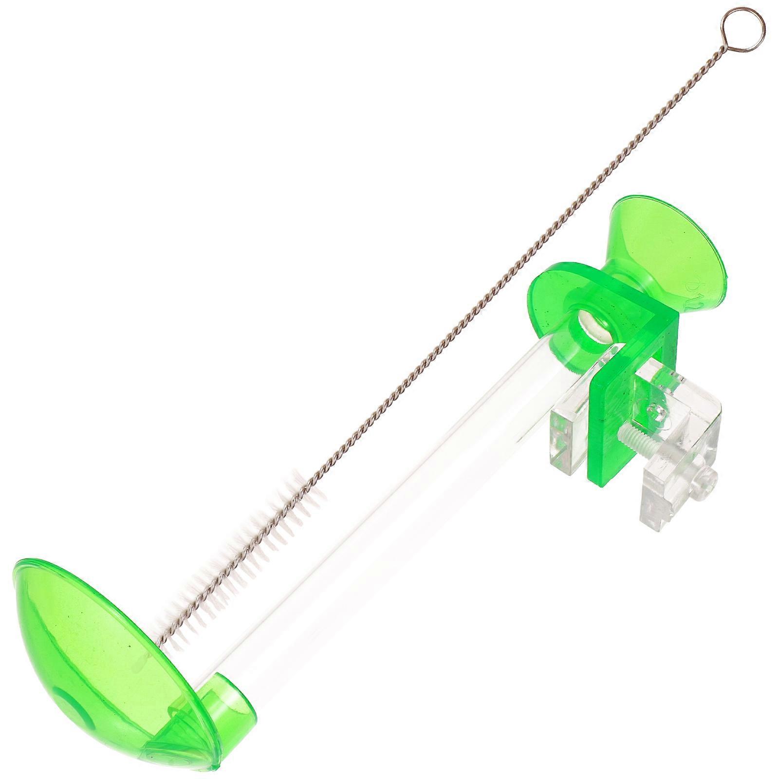 Glass Aquarium Feeder Transparent Aquarium Shrimp Feeder Convenient Spot- 1 Set