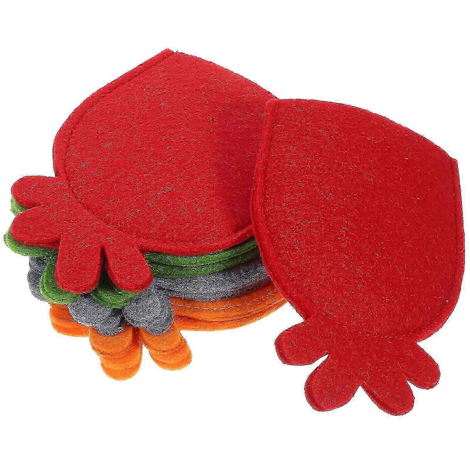 8Pcs Pineapple Shaped Easter Eggs Holder Easter Party Table Decor Easter Eggs Containers Bags