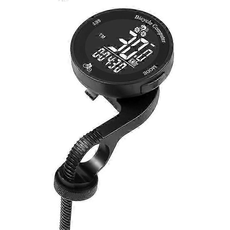 Wireless Bike Computer Waterproof Mountain Bicycle Odometer Multi Functional LCD Screen Cycling Spe