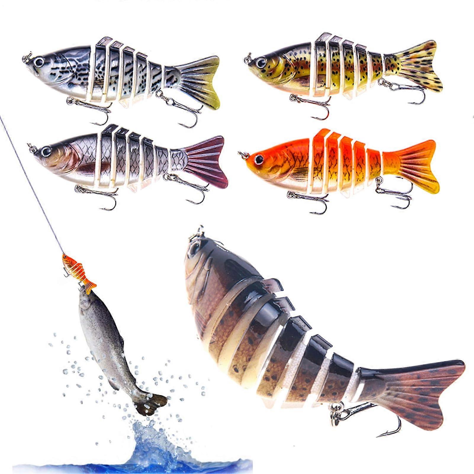 Perch Bait - 3D Robot Bait for Fresh and Salt Water, Automatic Swimming Action for Rivers and Coasts