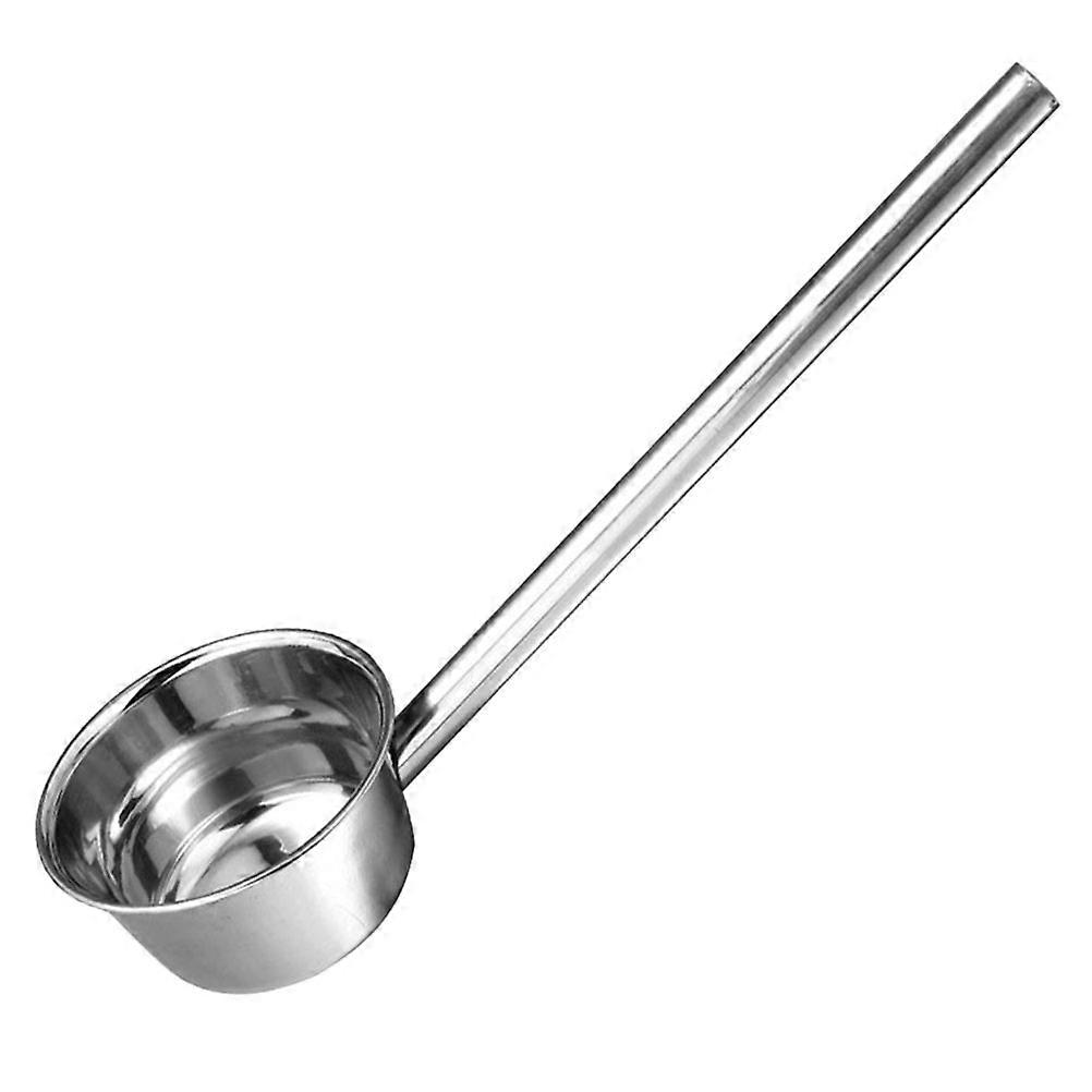Kitchen Tool Stainless Steel Ladle Soup Serving Home Use Silver 1Set