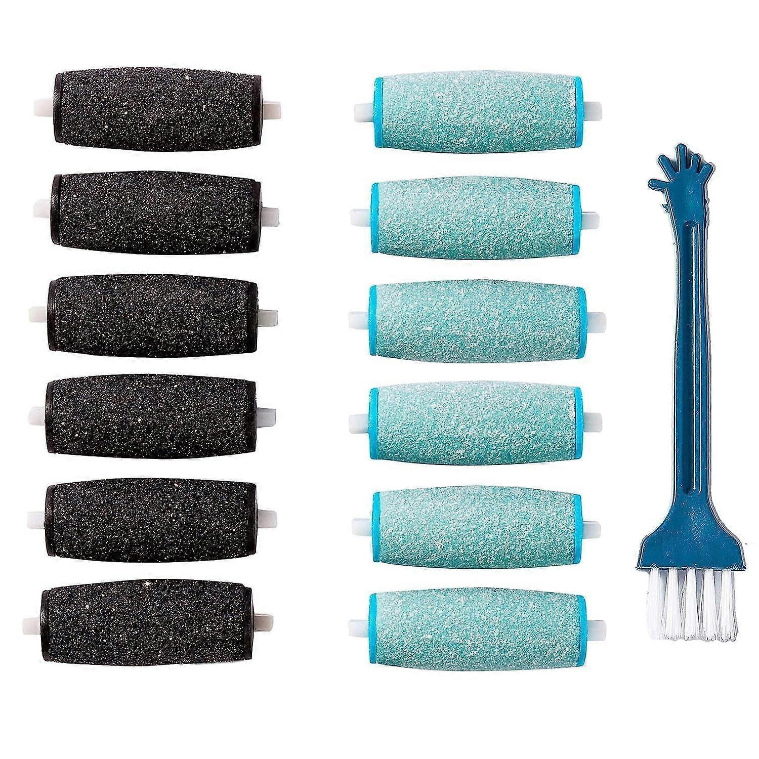 Replacement Rollers for   Coarse  Perfect Refills for Electronic Foot File (6 Coarse 6*Regular Coarse 1*Brush)