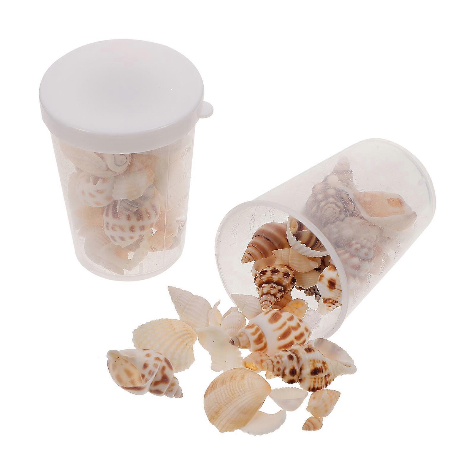 Seashells For Decorating Fish Tank Accessories Decorations Sea Snail Shell Ornament 2 Sets