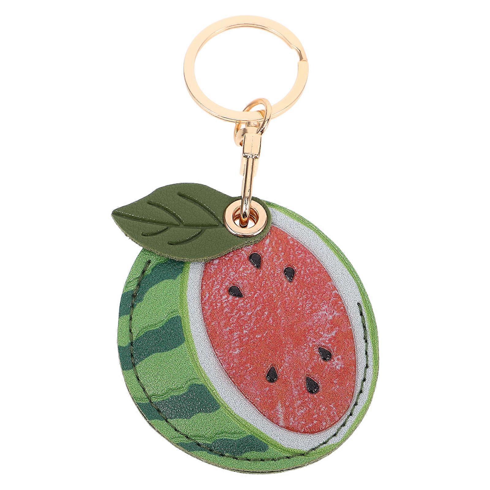 Keyring Decor Multi Stylish Accessory Watermelon Shaped Item Tracker For Keys Bag Luggage 1Set