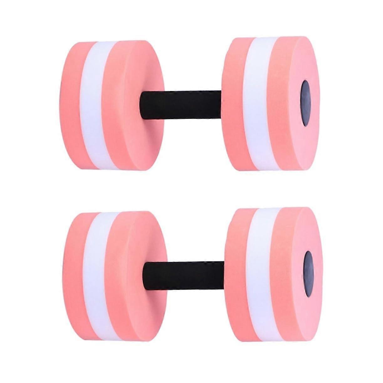 Floating Water Equipment Water Dumbbells for Aqua Aerobics – Durable Foam Hand Bars, 2-Pack, Great for Pool Resistance Exercises