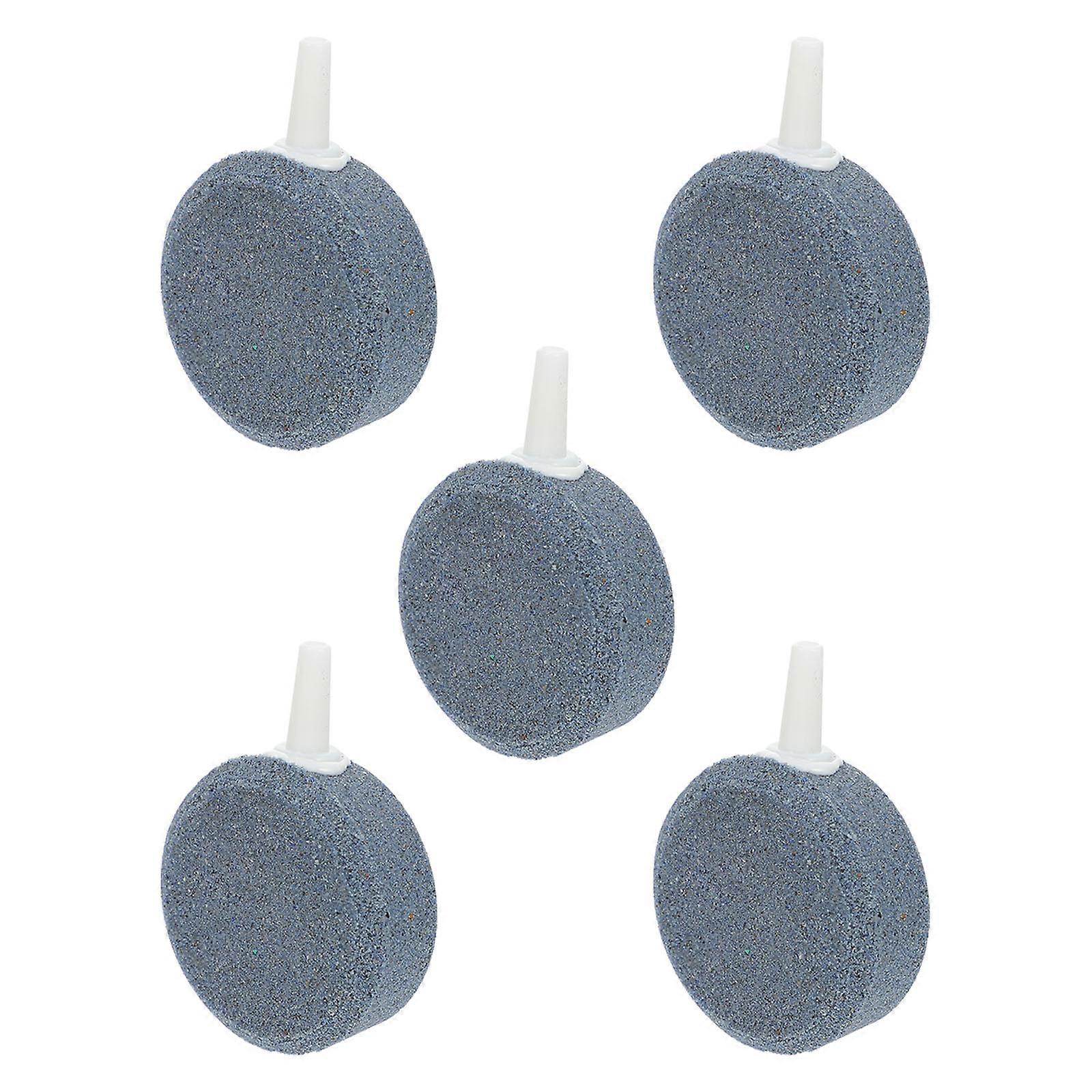 Bubbler Diffuser for Aquarium Air Fish Tank Accessory Grey 4.00X4.00X1.50CM 5Set