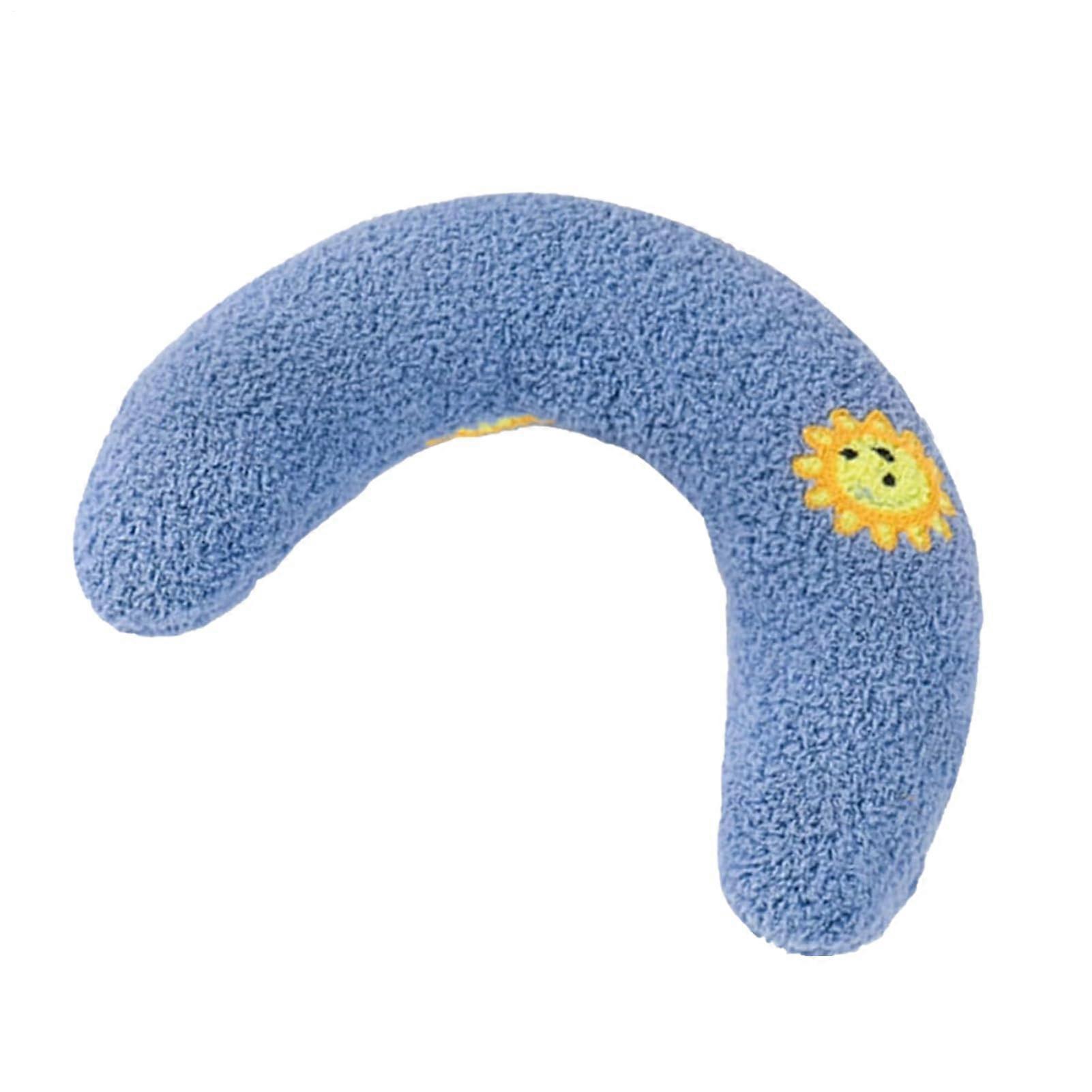 Generic Small Pillow UShaped Cat Pillow Calming Dog Pillow Soft Soothing Litter Half Donut Puppy Calming Pet Toy Ref: 4236
