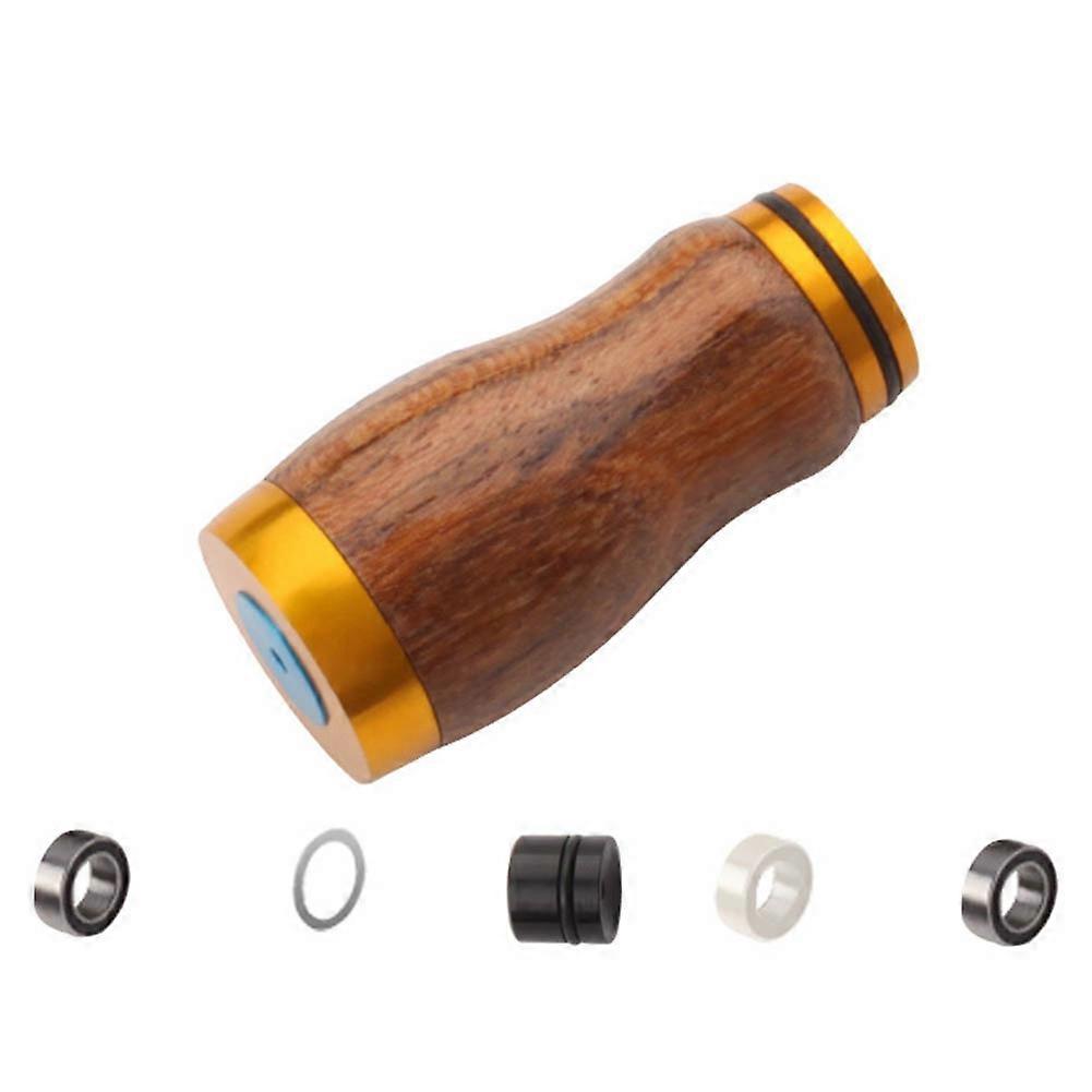 مقبض بكرة من الخشب الصلب، ملحقات بكرة الصيد DIY، مقبض B