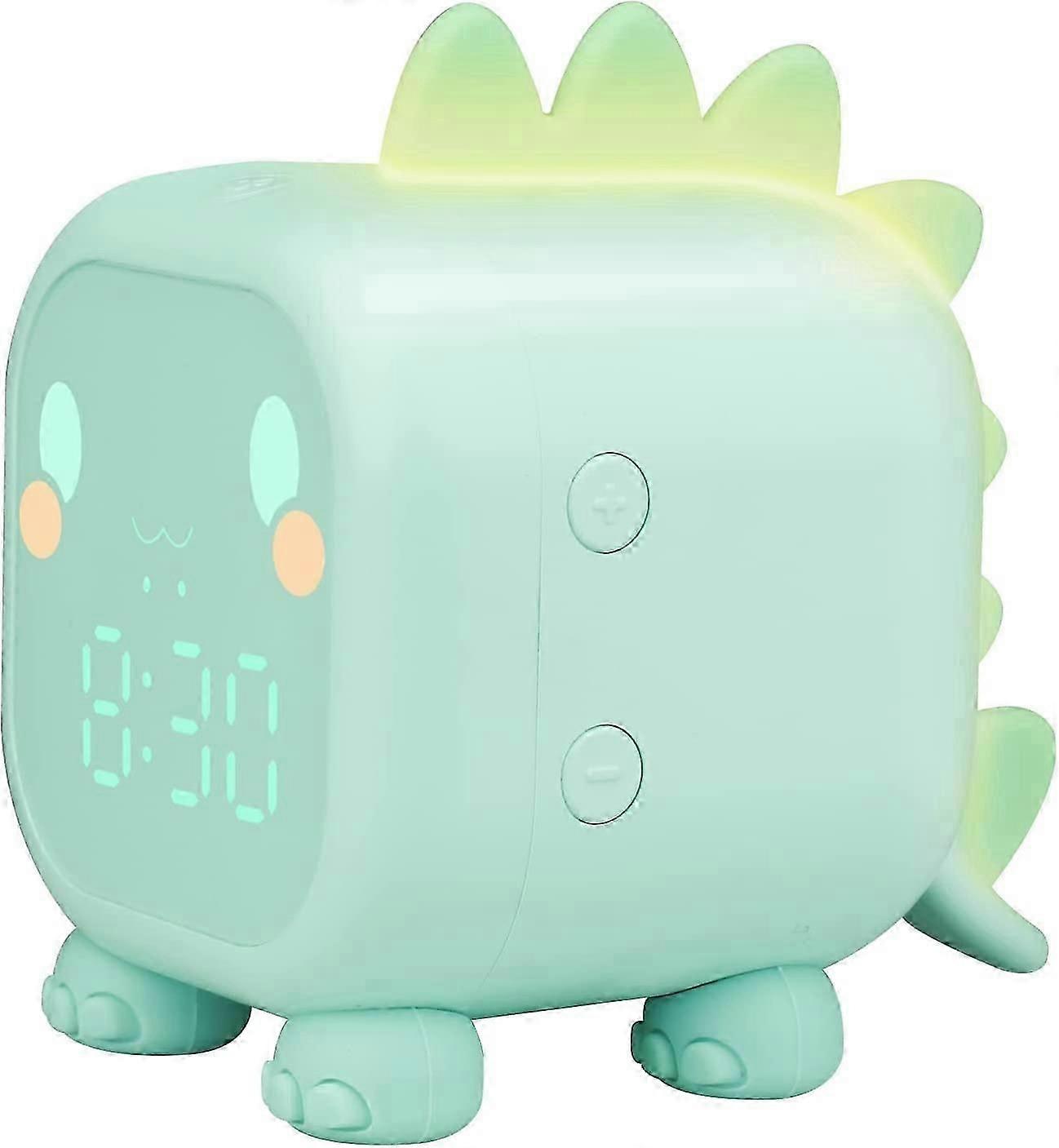"Digital Children's Alarm Clock, Dinosaurs Alarm Clock Boys and Girls Alarm Clock with Snooze Light Countdown Alarm Adjustable Volume Toddler Alarm Cl