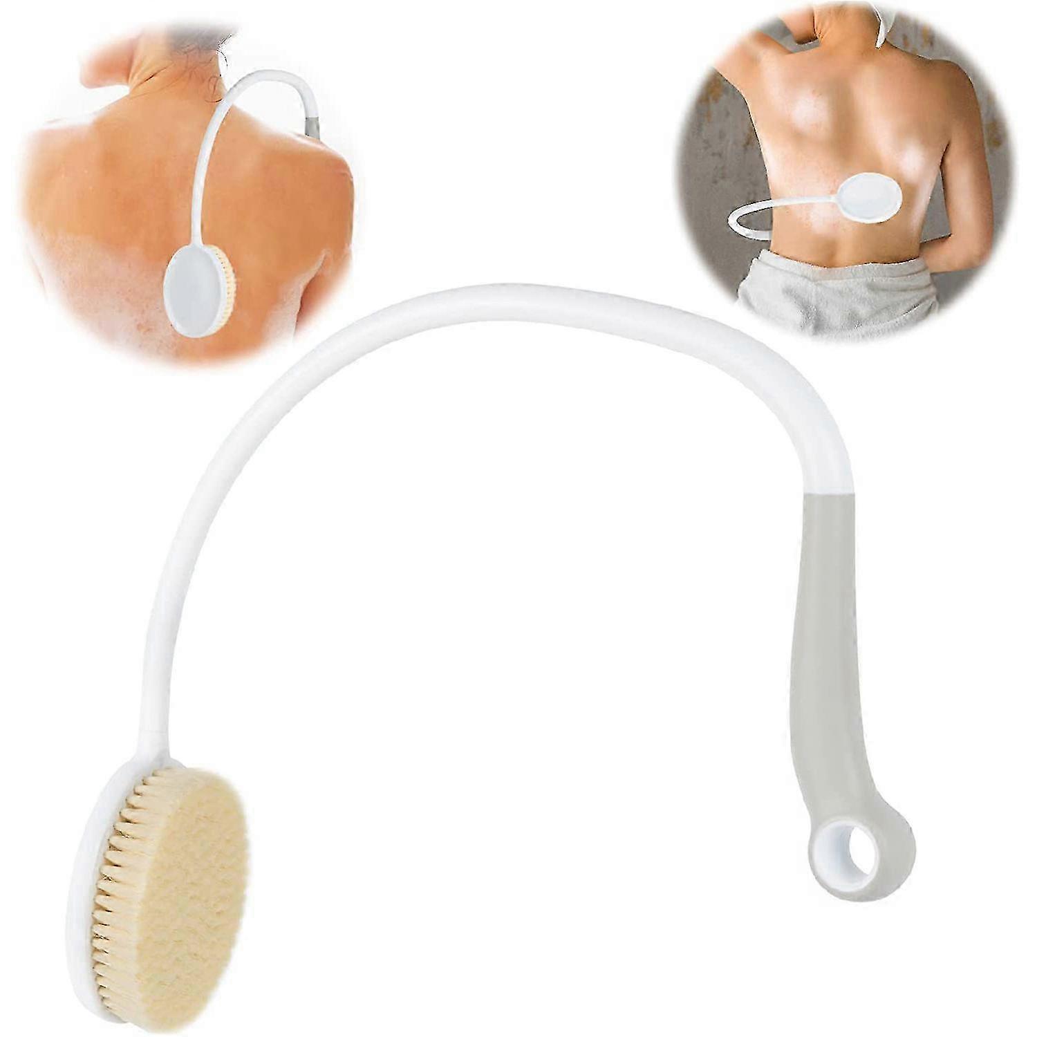 2025 35 x 30 x 7.6 centimeters - Back brush with long handle - Ergonomic shower brush with soft bristles - For all parts of the body - Comfortable for