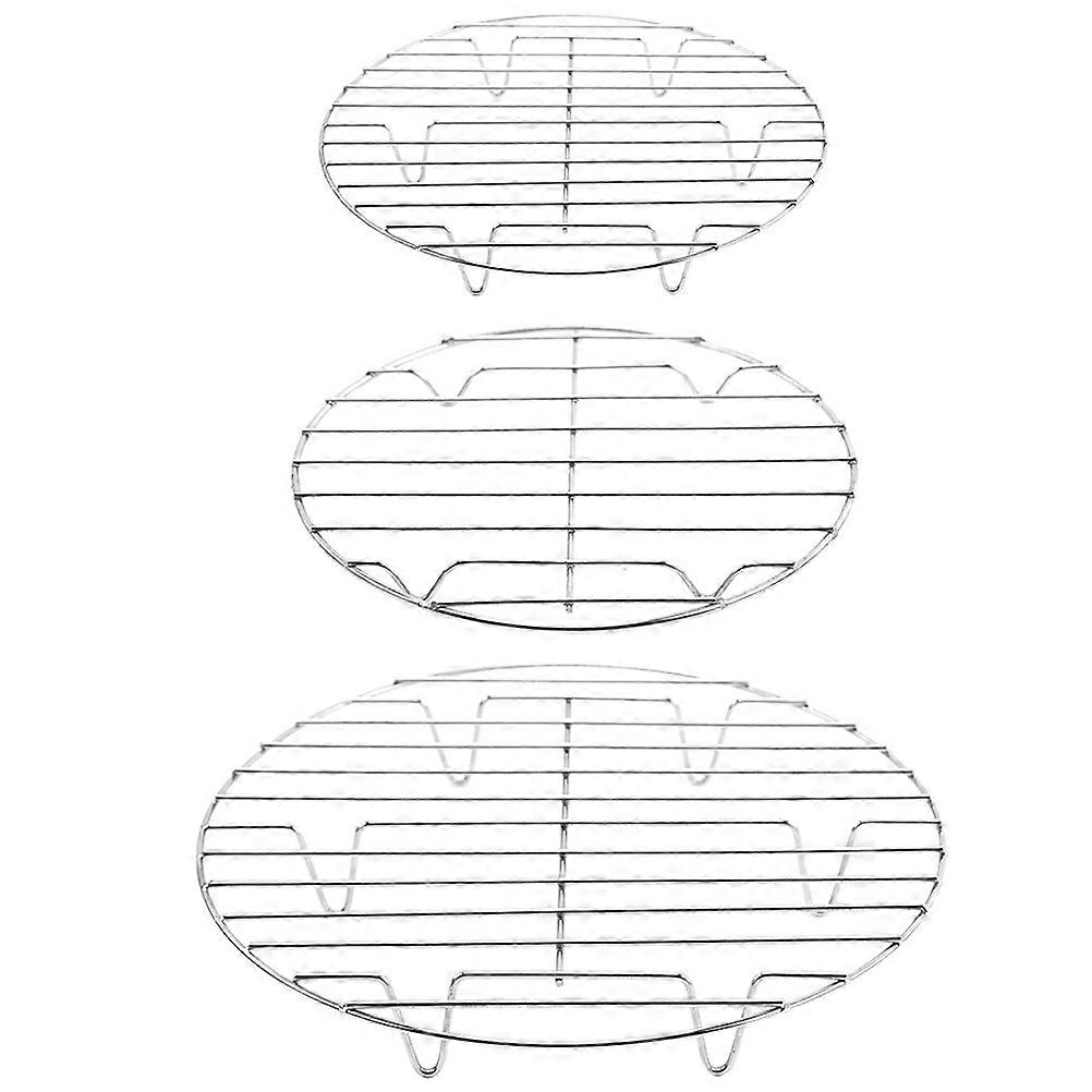 Stainless Steel Racks For Cooking Design 23cm Diameter Kitchen Tools 3Pcs