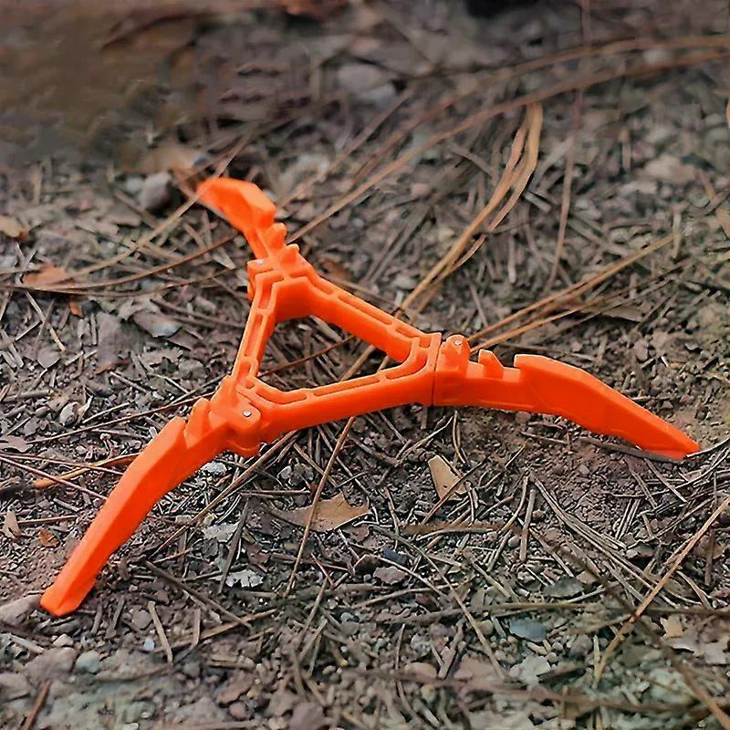 אנטי השלכת גז מיכל מעמד נייד אוניברסלי חצובה מסגרת מתקפלת קמפינג תנור בקבוק מעמד כלי בישול אביזרי