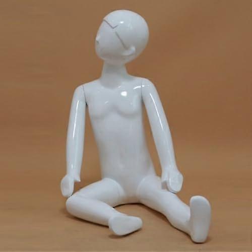 Children's doll with stand, durable fiberglass display for clothing, retail, and craft exhibitions, Style 6.