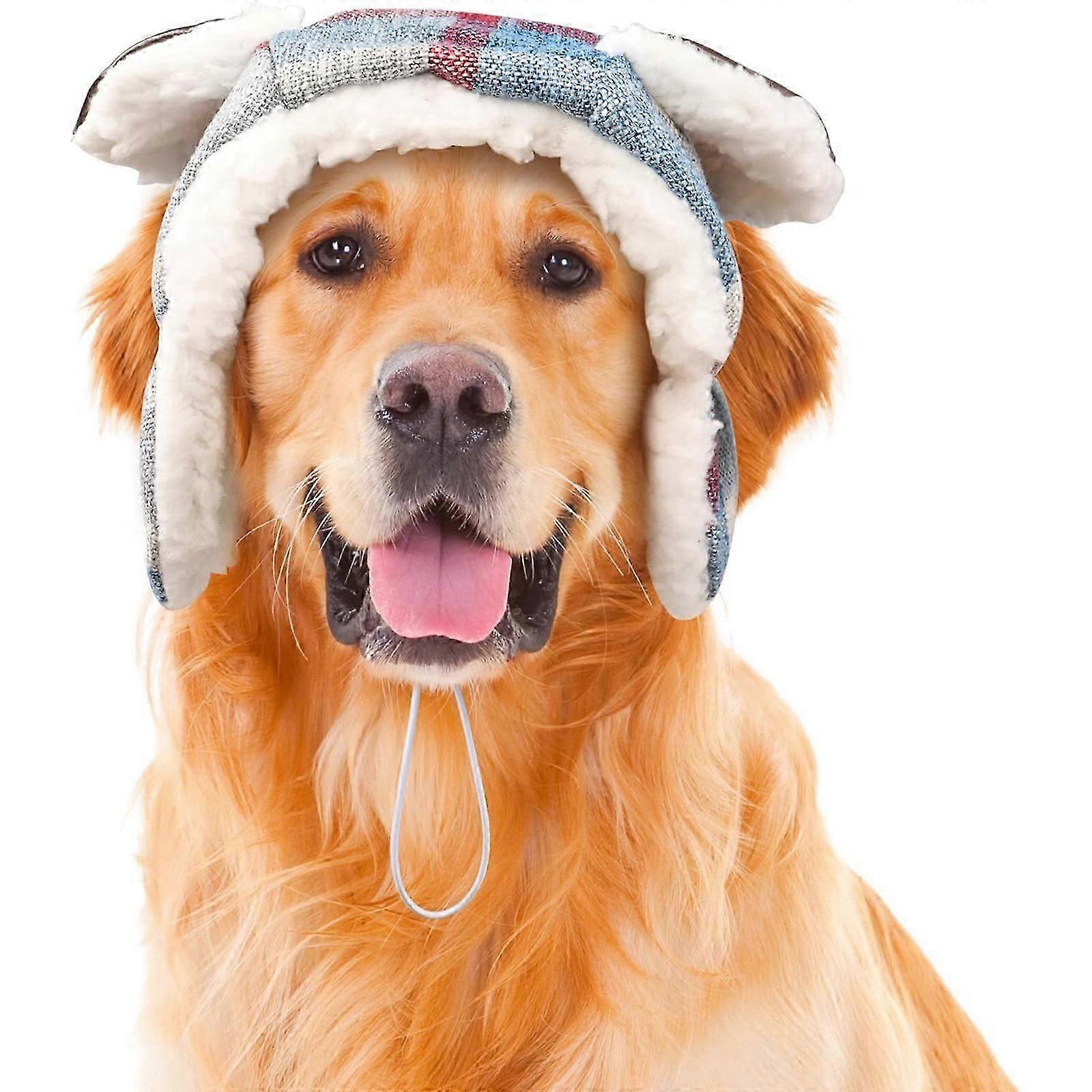 Pet Aviator Hat, Fleece Dog Winter Pilot Hat with Ear Flaps for Cold Weather, Winter Warm Caps Χαριτωμένα αξεσουάρ